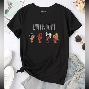 New Queendom Graphic Tee, Short Sleeves